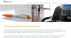 Desktop Screenshot of privcom.de