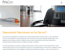 Tablet Screenshot of privcom.de